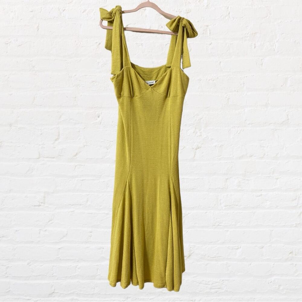 NEW EN SAISON Midi Dress With Godets size large - Picture 2 of 10